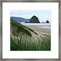 Haystack Rock From Chapman Point #2 Framed Print