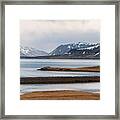 Icelandic Mountain Landscape Framed Print