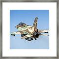 Israel Air Force F-16d Barak #2 Framed Print