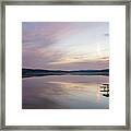 Lake Of Two Rivers Sunrise #2 Framed Print