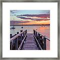 Lake Pier - England #2 Framed Print