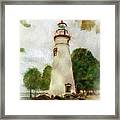 Marble Head Lighthouse #2 Framed Print