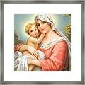 Mary And Baby Jesus Framed Print