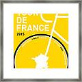 My Tour De France Minimal Poster Framed Print
