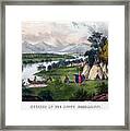 Native American Village.  #2 Framed Print