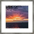 Lake Erie Sunset #1 Framed Print
