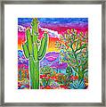 Thompson Peak Sunset Framed Print