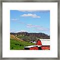 Pasture Field And Barn #2 Framed Print