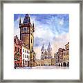 Prague Old Town Square Framed Print