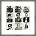 Rock And Rolls Most Wanted Framed Print