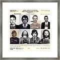 Rock And Roll's Most Wanted Framed Print