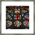Stained Glass Our Lady Of The Rosary Cathedral Manizales Colombi #2 Framed Print