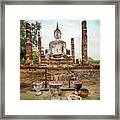 Sukhothai Buddha #2 Framed Print