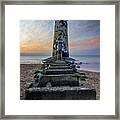 Sunset At The Lighthouse #2 Framed Print