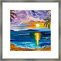 Tropical Sunset #2 Framed Print
