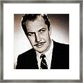 Vincent Price Hollywood Actor #2 Framed Print