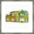 Watercolor House #2 Framed Print