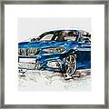 2014 B M W 2 Series Coupe With 3d Badge Framed Print
