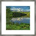 Clouds Over Rollins Pond Framed Print