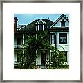 20th Century Mansion Framed Print