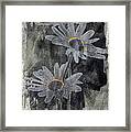 23a Abstract Floral Digital Art Framed Print