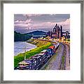2641 And The Steel Stacks Framed Print