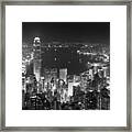 Hong Kong Skyline #27 Framed Print