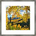 Ohio Pass Fall Colors Framed Print