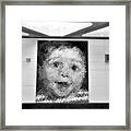 2nd Ave Subway Art Baby B W Framed Print