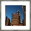 A View From Millenium Park At Dusk #4 Framed Print