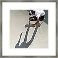 Colombian Skater Cris Arevalo At Pala Skatepark San Diego Califo #3 Framed Print