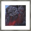Eyjafjallajökull Eruption, Summit #3 Framed Print