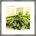 Green Asparagus #3 Framed Print