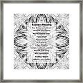 Hebrew And English Business Blessing #3 Framed Print