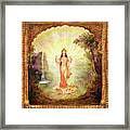 Lakshmi With The Waterfall #1 Framed Print