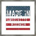 Made In Marinette, Wisconsin #3 Framed Print