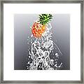 Pineapple Splash #3 Framed Print