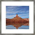 Red Rock Reflections Framed Print