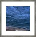 Storm Clouds At Sunset #3 Framed Print