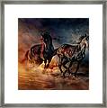 Two Horses #3 Framed Print