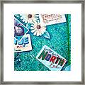 Wall Graffiti Art #3 Framed Print