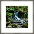 Waterfall In Deep Forest #3 Framed Print