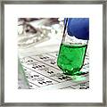 Scientific Experiment In Science Research Lab #31 Framed Print