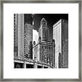 35 East Wacker Chicago - Jewelers Building Framed Print