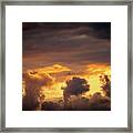 Cloudscape Of Orange Sunset Riga Latvia Artmif #4 Framed Print