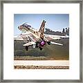 Israel Air Force F-16d Barak #4 Framed Print