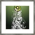 Kiwi Splash #4 Framed Print