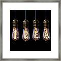 Light Bulb Background #4 Framed Print