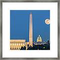 4 Monuments Framed Print