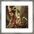 Saint George And The Dragon #4 Framed Print